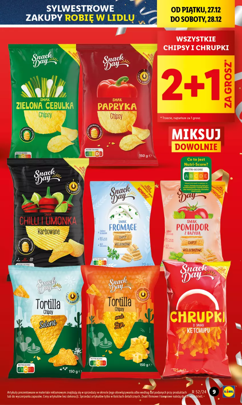 Gazetka promocyjna Lidl - GAZETKA - ważna 27.12 do 28.12.2024 - strona 7 - produkty: Chipsy, Chrupki