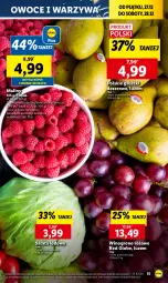 Gazetka promocyjna Lidl - GAZETKA - Gazetka - ważna od 28.12 do 28.12.2024 - strona 17 - produkty: Warzywa, Ser, Sałata lodowa, Sałat, Gruszki, Maliny, Owoce, Deser, Wino