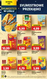 Gazetka promocyjna Lidl - GAZETKA - Gazetka - ważna od 28.12 do 28.12.2024 - strona 40 - produkty: Sól, Lajkonik, Orzeszki, Papryka, Chipsy, Tortilla, Chrupki, Przysnacki, Lorenz, Precelki, Krakersy