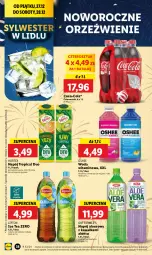 Gazetka promocyjna Lidl - GAZETKA - Gazetka - ważna od 28.12 do 28.12.2024 - strona 42 - produkty: Gin, Tropical, Ice tea, Kawa, Kiwi, Coca-Cola, Lipton, Limonka, Oshee, Woda, Wino, Herbata, Napój, Magnez, Hortex, Fa