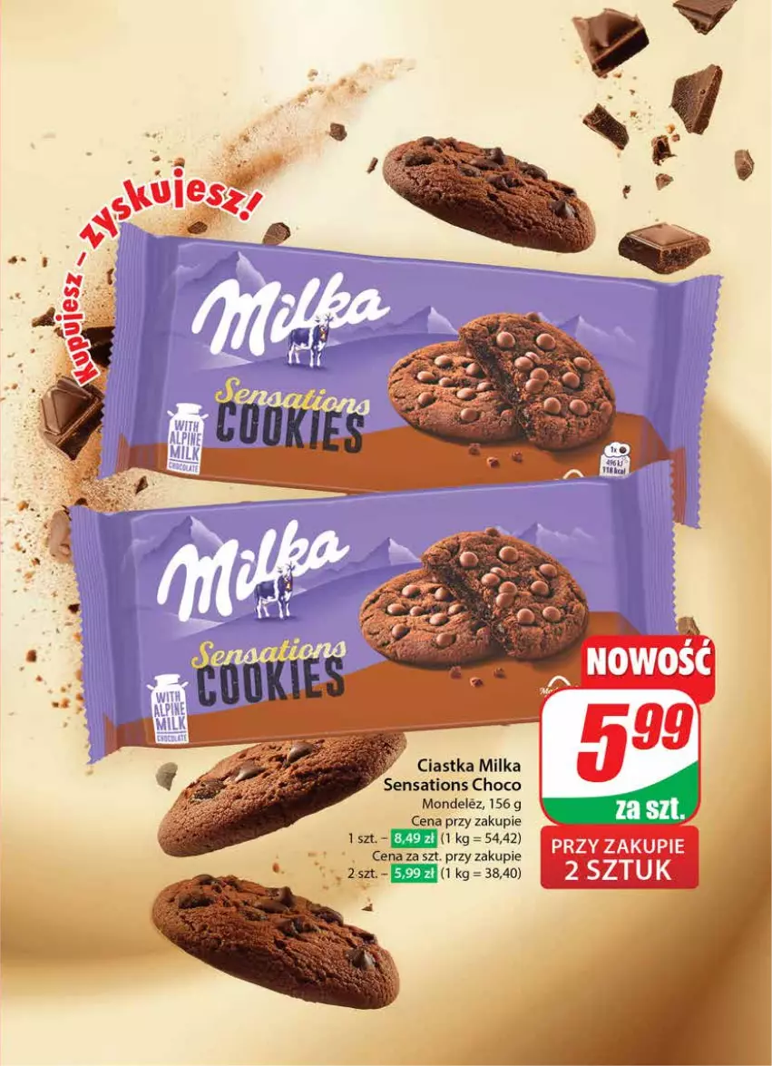 Gazetka promocyjna Dino - Gazetka 37 / 2024 - ważna 11.09 do 17.09.2024 - strona 9 - produkty: Ciastka, HP, Milka, Sati