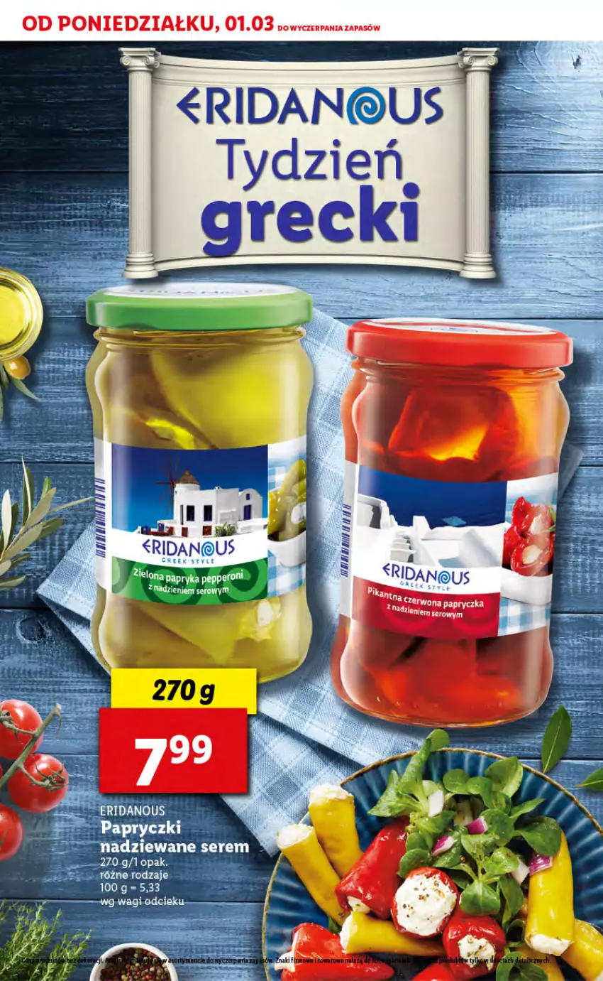 Gazetka promocyjna Lidl - TYDZIEŃ GRECKI - ważna 27.02 do 06.03.2021 - strona 16 - produkty: Papryczki nadziewane, Ser, Wagi