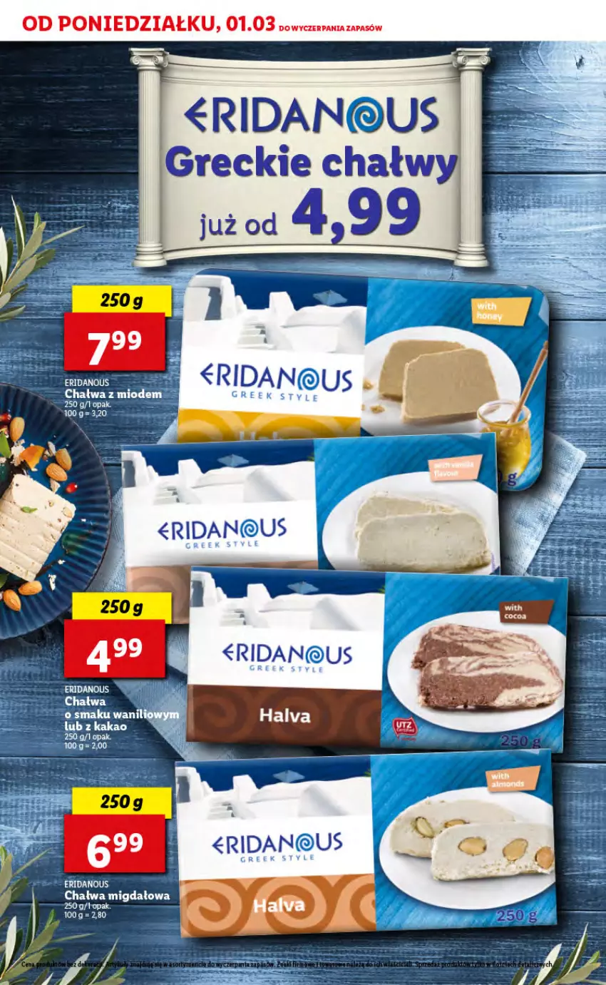 Gazetka promocyjna Lidl - TYDZIEŃ GRECKI - ważna 27.02 do 06.03.2021 - strona 20 - produkty: Chałwa, Top