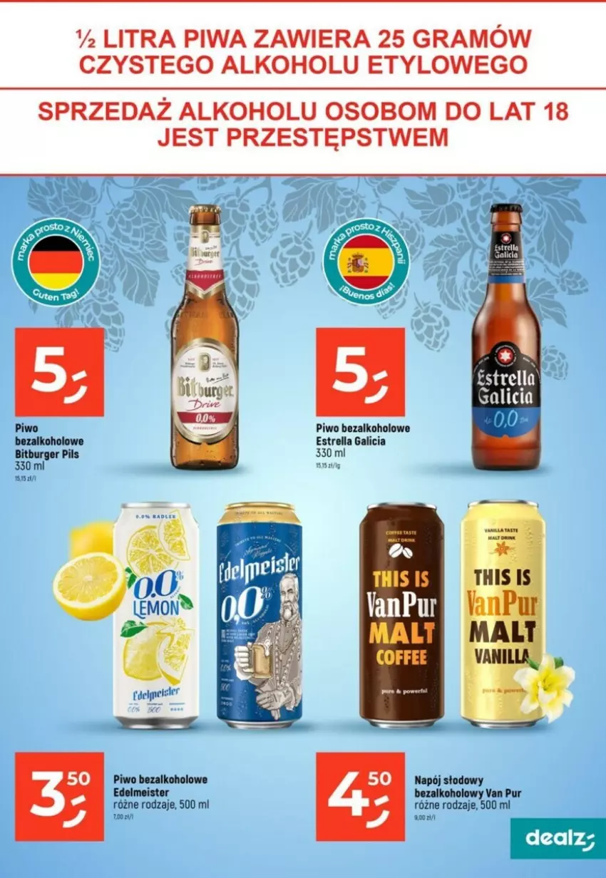 Gazetka promocyjna Dealz - ważna 28.09 do 04.10.2023 - strona 3 - produkty: Bitburger Pils, Burger, Gra, LG, Napój, Piwa, Piwo, Pur