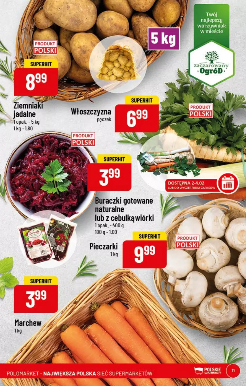 Gazetka promocyjna PoloMarket - Gazetka pomocyjna - ważna 01.02 do 07.02.2023 - strona 11 - produkty: Piec, Ziemniaki