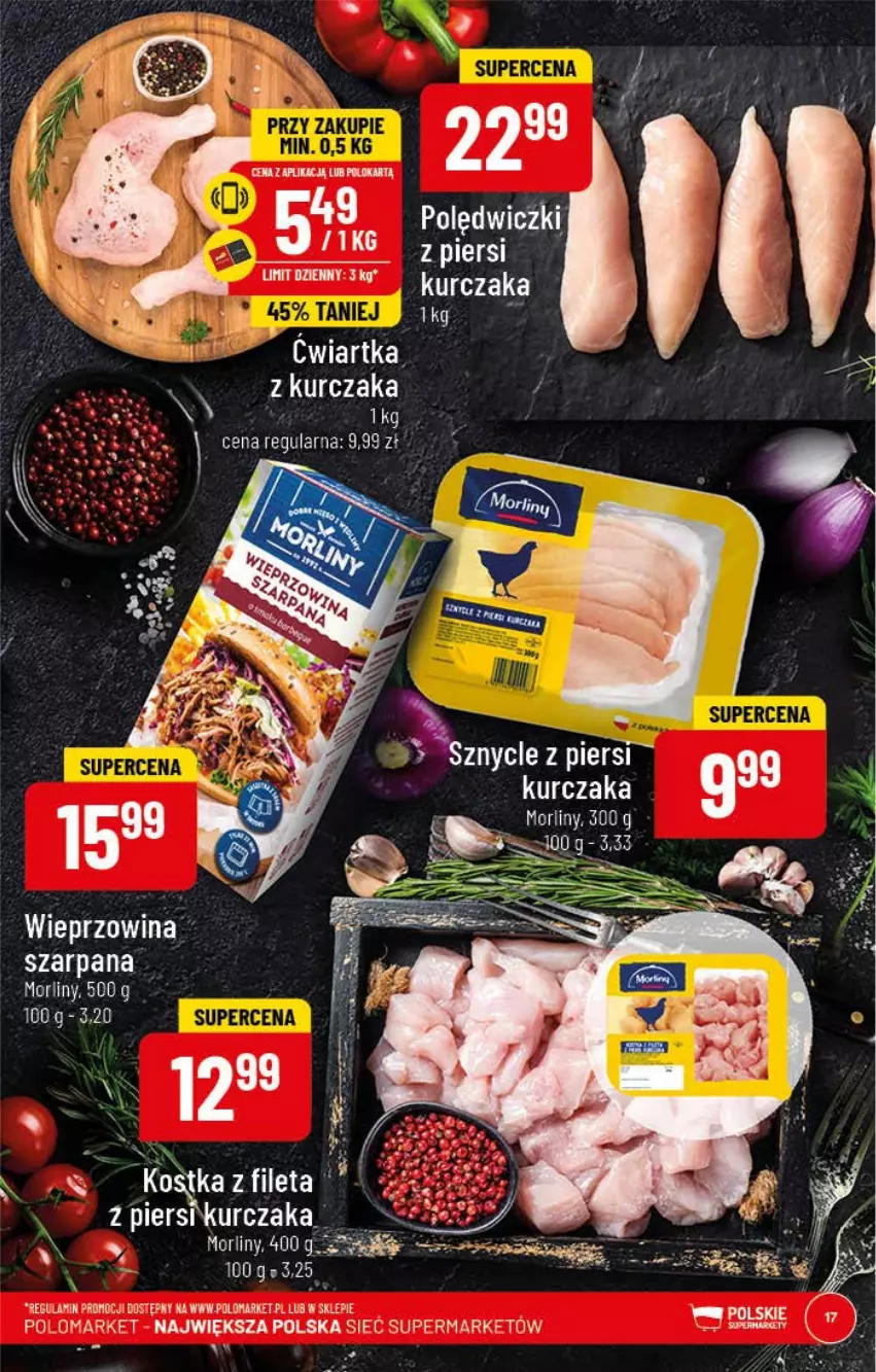 Gazetka promocyjna PoloMarket - Gazetka pomocyjna - ważna 01.02 do 07.02.2023 - strona 17 - produkty: Kurczak, Morliny