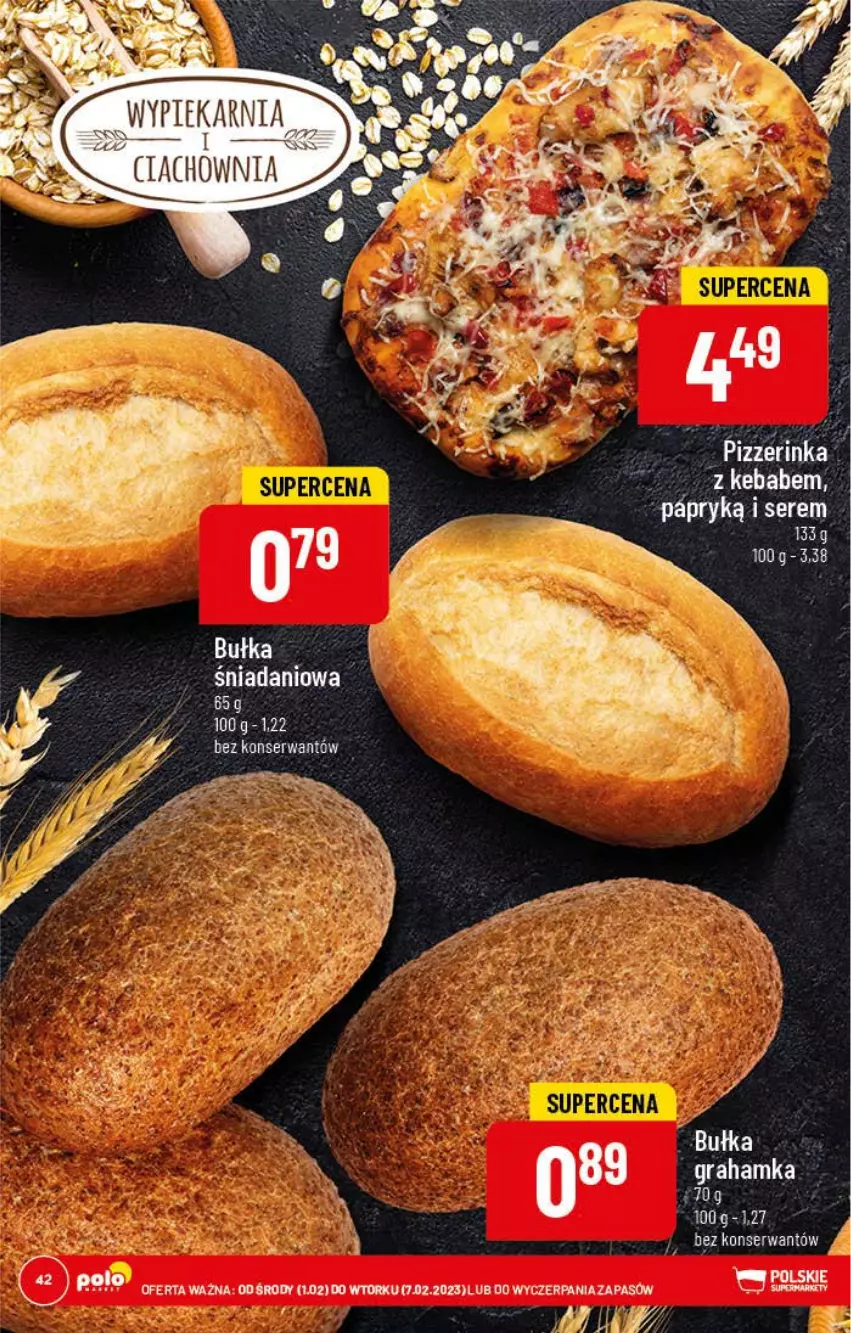 Gazetka promocyjna PoloMarket - Gazetka pomocyjna - ważna 01.02 do 07.02.2023 - strona 42 - produkty: Bułka, Danio, Gra, Inka, Ser