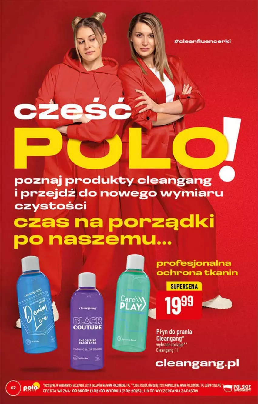 Gazetka promocyjna PoloMarket - Gazetka pomocyjna - ważna 01.02 do 07.02.2023 - strona 62 - produkty: O nas, Płyn do prania, Por