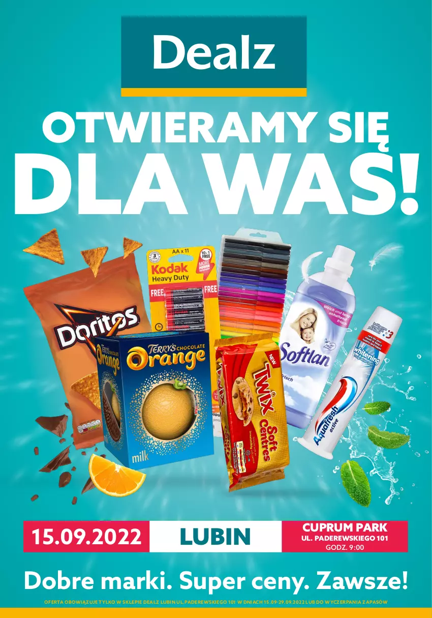 Gazetka promocyjna Dealz - WIELKIE OTWARCIE 15.09.2022 🥳Lubin, Cuprum Park - ważna 15.09 do 29.09.2022 - strona 1 - produkty: Rum