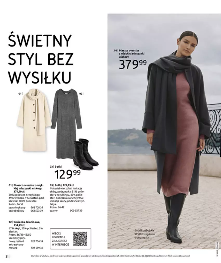Gazetka promocyjna Bonprix - PRZYTULNY SEZON PRZEJŚCIOWY - ważna 23.09 do 03.11.2025 - strona 10 - produkty: Fa, Por