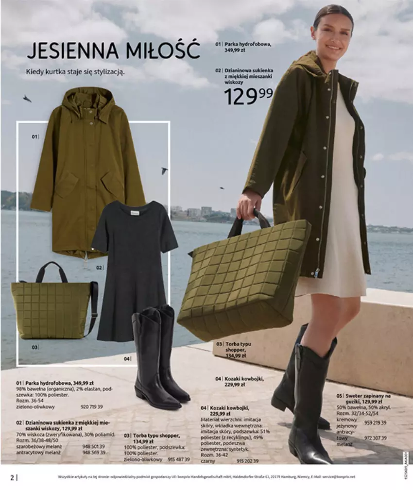 Gazetka promocyjna Bonprix - PRZYTULNY SEZON PRZEJŚCIOWY - ważna 23.09 do 03.11.2025 - strona 4 - produkty: Fa, Kozaki, Kurtka, Parka, Por, Tera