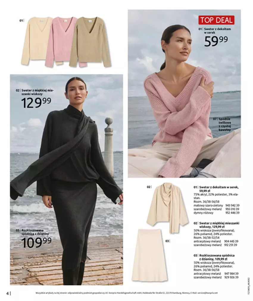Gazetka promocyjna Bonprix - PRZYTULNY SEZON PRZEJŚCIOWY - ważna 23.09 do 03.11.2025 - strona 6 - produkty: Olej, Por, Sweter