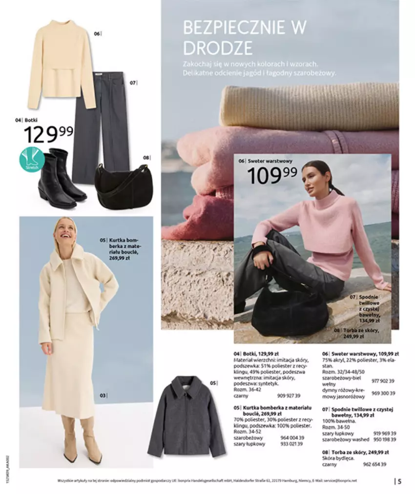 Gazetka promocyjna Bonprix - PRZYTULNY SEZON PRZEJŚCIOWY - ważna 23.09 do 03.11.2025 - strona 7 - produkty: Botki, Fa, Gra, Kasia, Kurtka, LG, Tarka