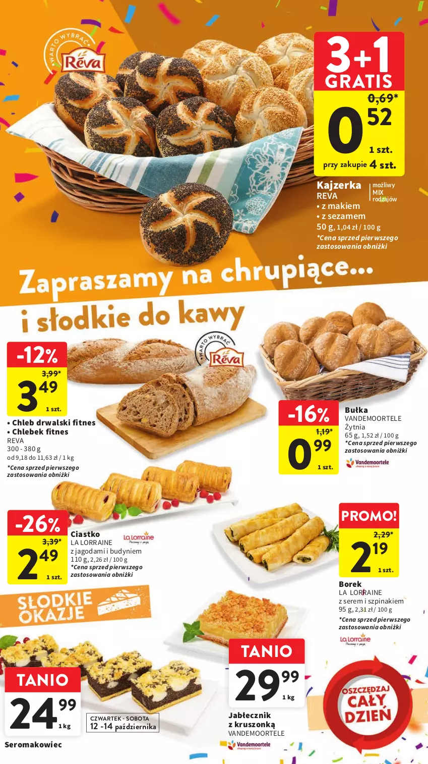 Gazetka promocyjna Intermarche - Gazetka Intermarche - ważna 12.10 do 18.10.2023 - strona 31 - produkty: Bułka, Chleb, Gra, Kajzerka, Makowiec, Ser, Sezam, Szpinak