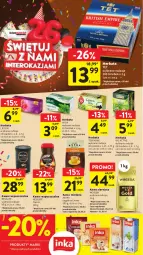 Gazetka promocyjna Intermarche - Gazetka Intermarche - Gazetka - ważna od 18.10 do 18.10.2023 - strona 34 - produkty: Nescafé, Kawa rozpuszczalna, Kawa ziarnista, Kawa mielona, Kawa, Vitax, Lipton, Teekanne, Mocca Fix Gold, Woseba, Herbata