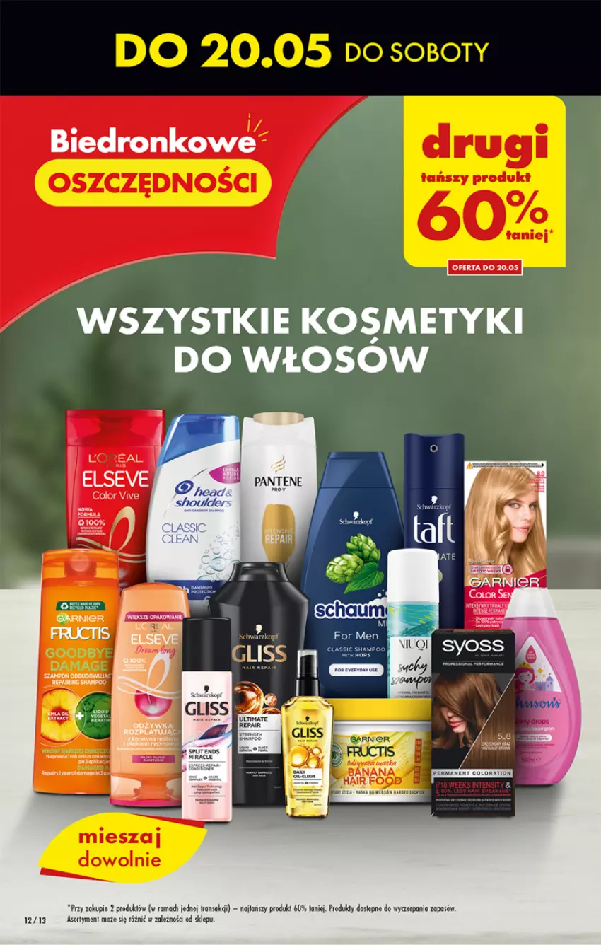 Gazetka promocyjna Biedronka - ważna 18.05 do 24.05.2023 - strona 12 - produkty: Dron, Garnier, LG, Pantene, Rama, Tran