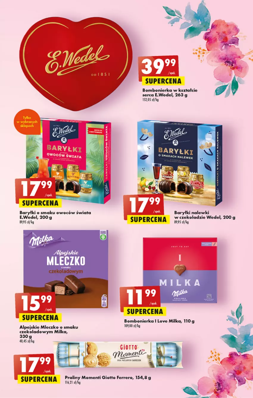 Gazetka promocyjna Biedronka - ważna 18.05 do 24.05.2023 - strona 19 - produkty: Baryłki, Fa, Ferrero, Milka, Mleczko, Praliny, Ser