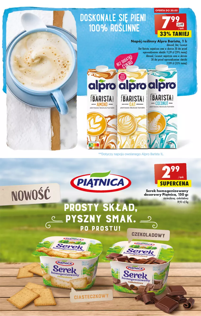 Gazetka promocyjna Biedronka - ważna 18.05 do 24.05.2023 - strona 37 - produkty: Alpro, Fa, Napój, Napój roślinny, Piątnica, Por, Ser, Serek, Serek homogenizowany