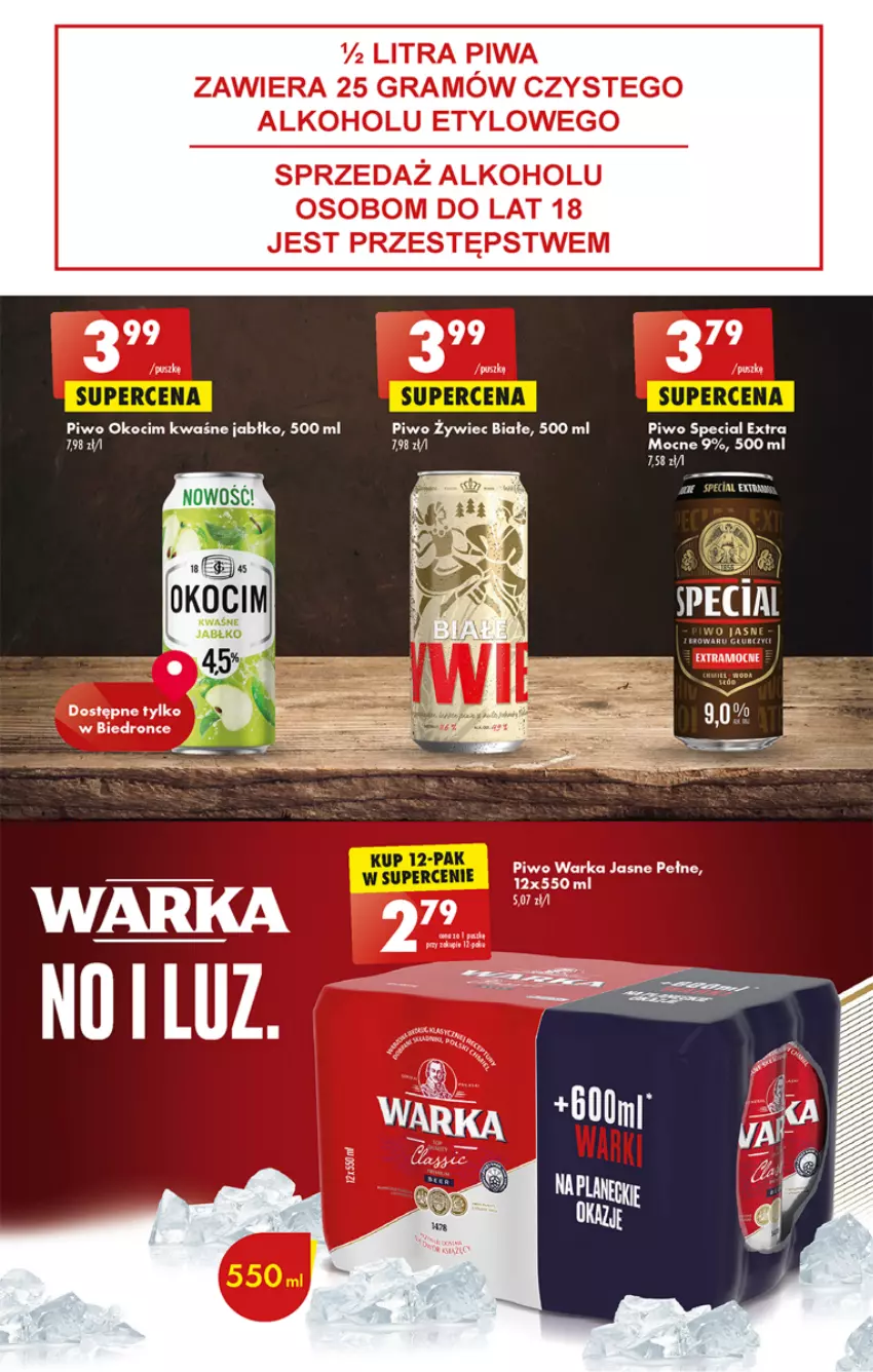 Gazetka promocyjna Biedronka - ważna 18.05 do 24.05.2023 - strona 47 - produkty: Dron, Fa, Gra, Koc, LANA, LG, Okocim, Piwa, Piwo, Warka