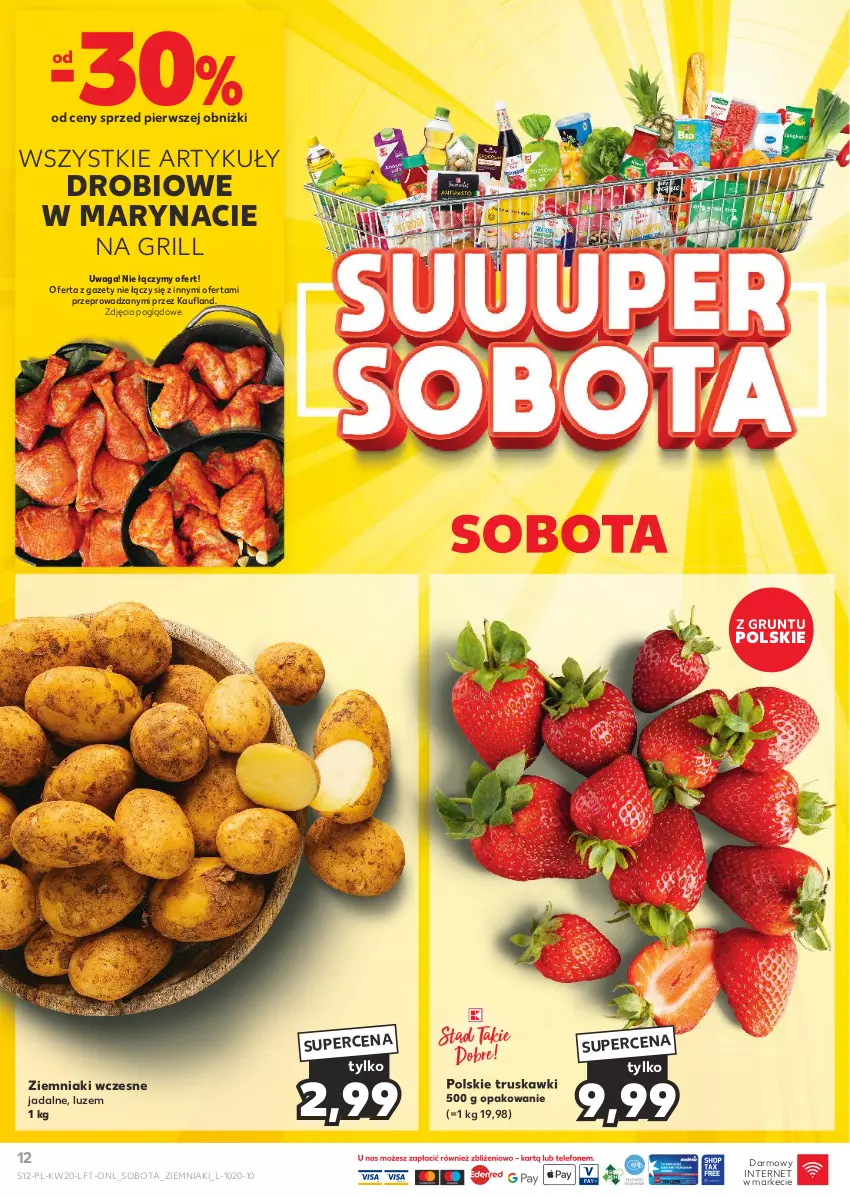 Gazetka promocyjna Kaufland - Gazetka tygodnia - ważna 16.05 do 22.05.2024 - strona 12 - produkty: Grill, Grunt, Truskawki, Waga, Ziemniaki