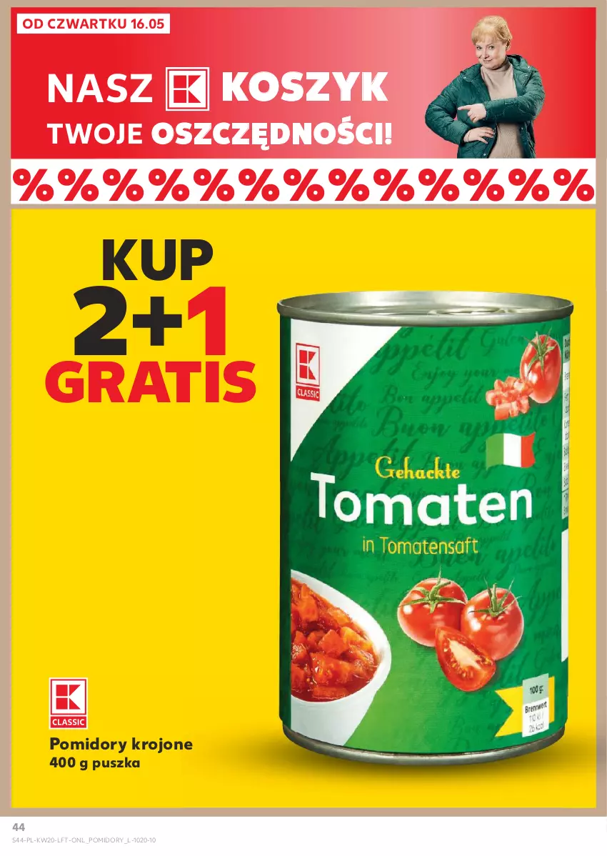 Gazetka promocyjna Kaufland - Gazetka tygodnia - ważna 16.05 do 22.05.2024 - strona 44 - produkty: Gra, Kosz, Pomidory, Pomidory krojone