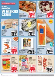 Gazetka promocyjna Kaufland - Gazetka tygodnia - Gazetka - ważna od 22.05 do 22.05.2024 - strona 46 - produkty: Kurczak, Sałatka, Sos, Pstrąg tęczowy, Sałatka warzywna, Sałat, Sushi, Pstrąg, Kluski na parze, Dorsz, Lisner, Pstrąg łososiowy