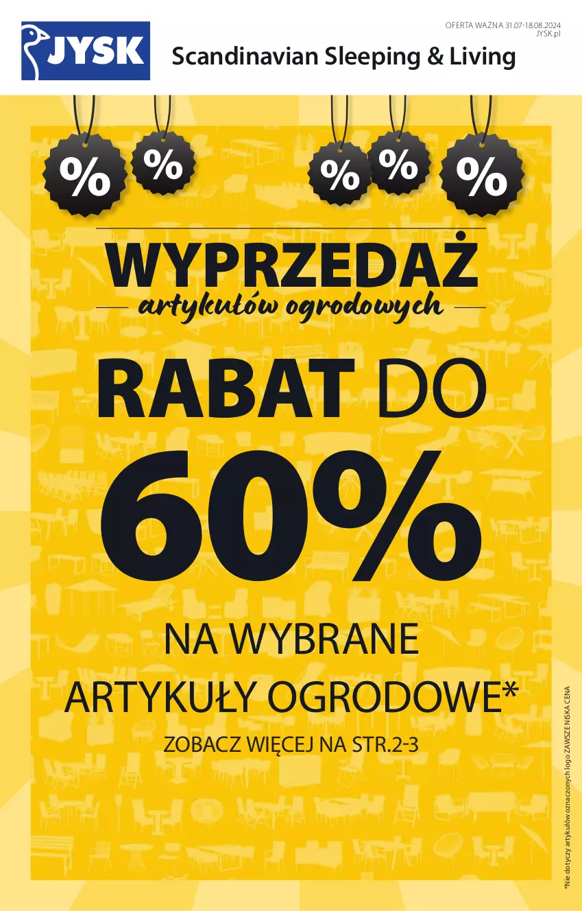 Gazetka promocyjna Jysk - Oferta tygodnia - ważna 31.07 do 18.08.2024 - strona 2