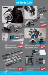 Gazetka promocyjna Aldi - Artykuły przemysłowe i tekstylia - Gazetka - ważna od 09.05 do 09.05.2025 - strona 4 - produkty: Szlifierka kątowa, Warka, Płyta, Szlifierka, Akumulator