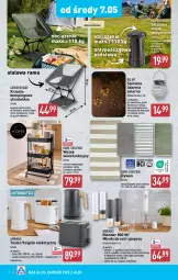 Gazetka promocyjna Aldi - Artykuły przemysłowe i tekstylia - Gazetka - ważna od 09.05 do 09.05.2025 - strona 8 - produkty: Latarnia, Sok, Miarka, Blender, Rama, Czajnik elektryczny, Czajnik, Stołek, Toster, Pieprz, Półka, Wózek, Krzesło, Dywan