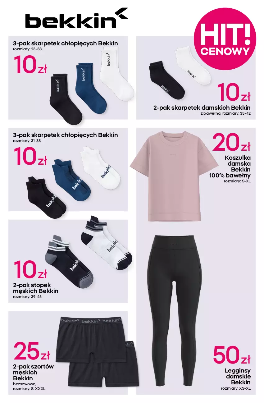Gazetka promocyjna Pepco - Odzież na jesień - ważna 04.09 do 17.09.2025 - strona 5 - produkty: Bluza, Gin, Karp, Kosz, Koszulka, Legginsy, Sok, Spodnie, Top