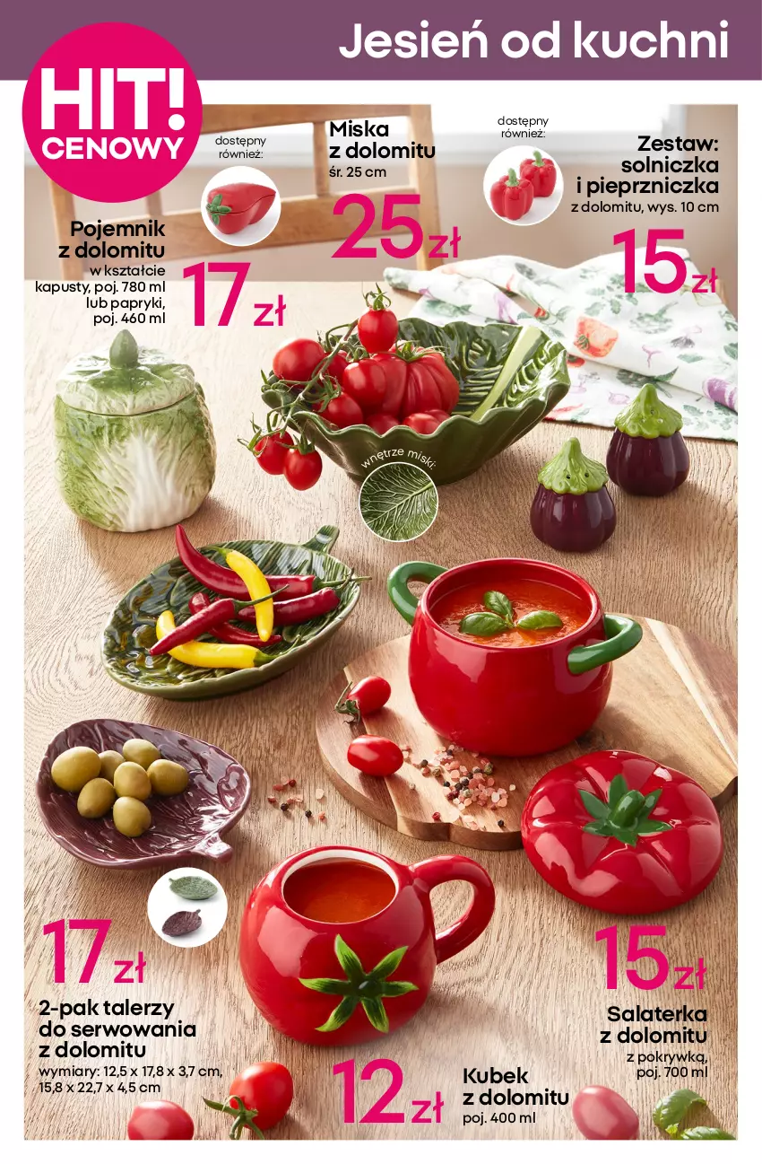 Gazetka promocyjna Pepco - Odzież na jesień - ważna 04.09 do 17.09.2025 - strona 8 - produkty: Fa, Fartuch kuchenny, Koc, Kubek, Lampa, Miska, Pieprz, Pieprzniczka, Poduszka, Pojemnik, Ręcznik, Salaterka, Ser, Solniczka, Talerz, Znicz