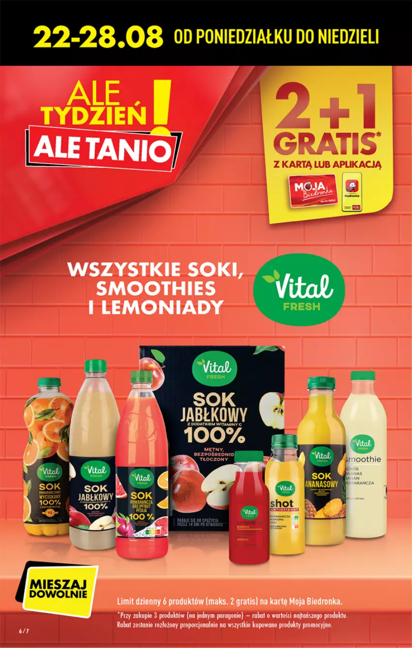 Gazetka promocyjna Biedronka - W tym tygodniu - ważna 22.08 do 28.08.2022 - strona 6 - produkty: Dron, Gra, Jaja, Por, Smoothie, Sok