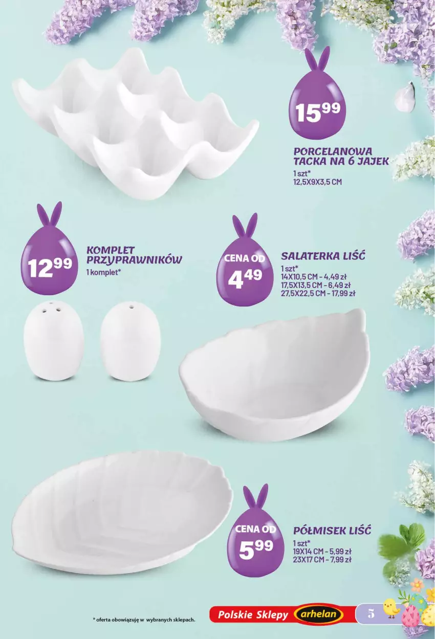 Gazetka promocyjna Arhelan - Gazetka - ważna 13.03 do 12.04.2026 - strona 5 - produkty: Por, Salaterka