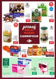 Gazetka promocyjna Carrefour - Gazetka Market - Gazetka - ważna od 31.01 do 31.01.2021 - strona 9 - produkty: Majonez, Papier, Oliwki, Papier toaletowy, Fasola, Ręcznik, Rolki, Miód, Pianka w czekoladzie, Fa