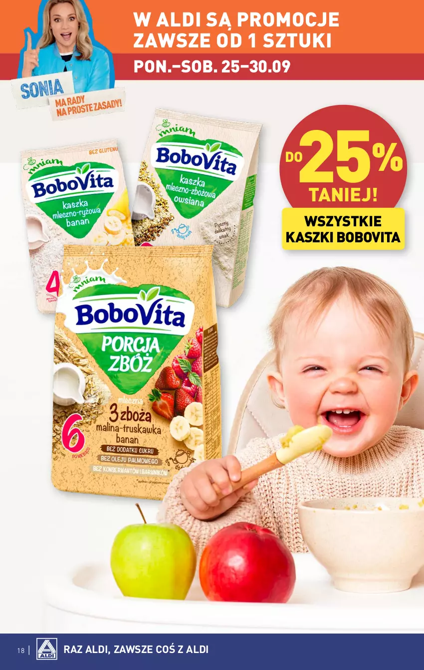 Gazetka promocyjna Aldi - Pełna oferta - ważna 25.09 do 30.09.2023 - strona 18 - produkty: BoboVita