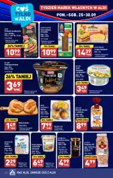 Gazetka promocyjna Aldi - Pełna oferta - Gazetka - ważna od 30.09 do 30.09.2023 - strona 20 - produkty: Ser, Gra, Kawa, Bułeczki, Płatki owsiane, Golden Seafood, Konfitura, Serek, Serek twarogowy, Pudding, Muffiny, Dan Cake, Lasagne bolognese, Bułka brioszka, Bułeczki mleczne, Lasagne, Kakao, Bułka