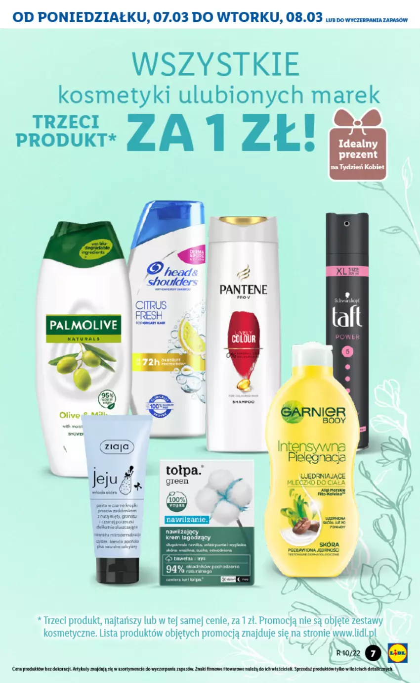 Gazetka promocyjna Lidl - GAZETKA - ważna 07.03 do 09.03.2022 - strona 7 - produkty: Pantene, Por