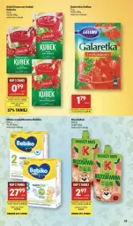 Gazetka promocyjna Delikatesy Centrum - Franczyza DC09 Czwartek - Gazetka - ważna od 04.03 do 04.03.2026 - strona 25 - produkty: Mus, Mleko modyfikowane, Kisiel, Bebiko, Galaretka, Kubuś, Kubek, Delecta, Gala, Mleko