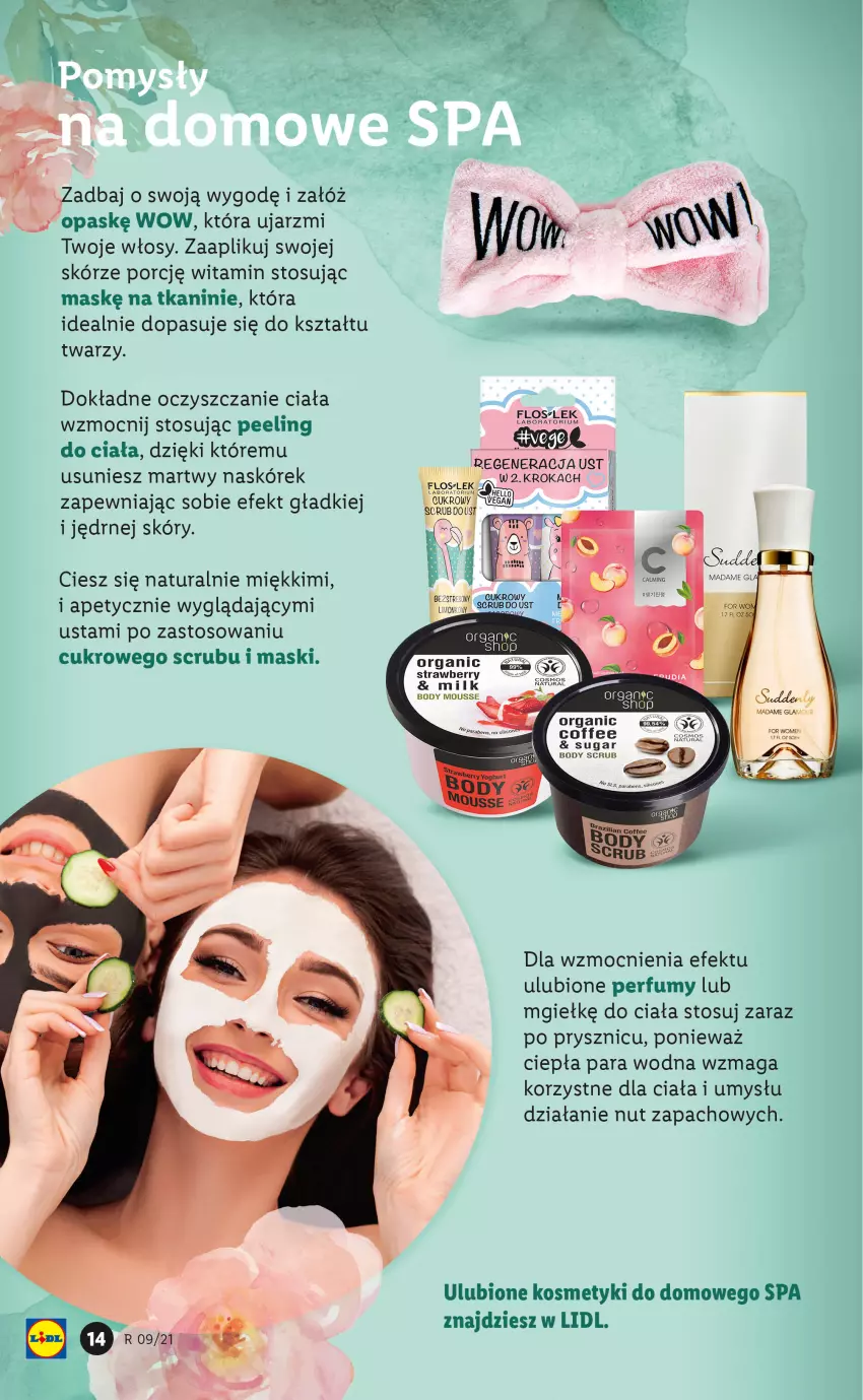 Gazetka promocyjna Lidl - TYDZIEŃ KOBIET - CELEBRUJ KOBIECOŚĆ Z LIDLEM! - ważna 03.03 do 10.03.2021 - strona 14 - produkty: Body, Peeling, Perfum, Por