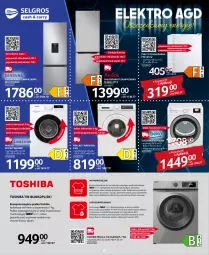 Gazetka promocyjna Selgros - Katalog Elektro - Gazetka - ważna od 02.11 do 02.11.2022 - strona 8 - produkty: Chłodziarka, Toshiba, Pralka, PSB, Gra, Zamrażarka, Suszarka, K2