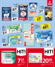 Gazetka promocyjna Selgros - Oferta spożywcza - Gazetka - ważna od 18.01 do 18.01.2023 - strona 27 - produkty: Gin, Pampers, Papier, Przekąski dla kota, Majtki, Papier toaletowy, Velvet, Ręcznik, Rolki, Felix, Pieluchomajtki, Nawilżany papier