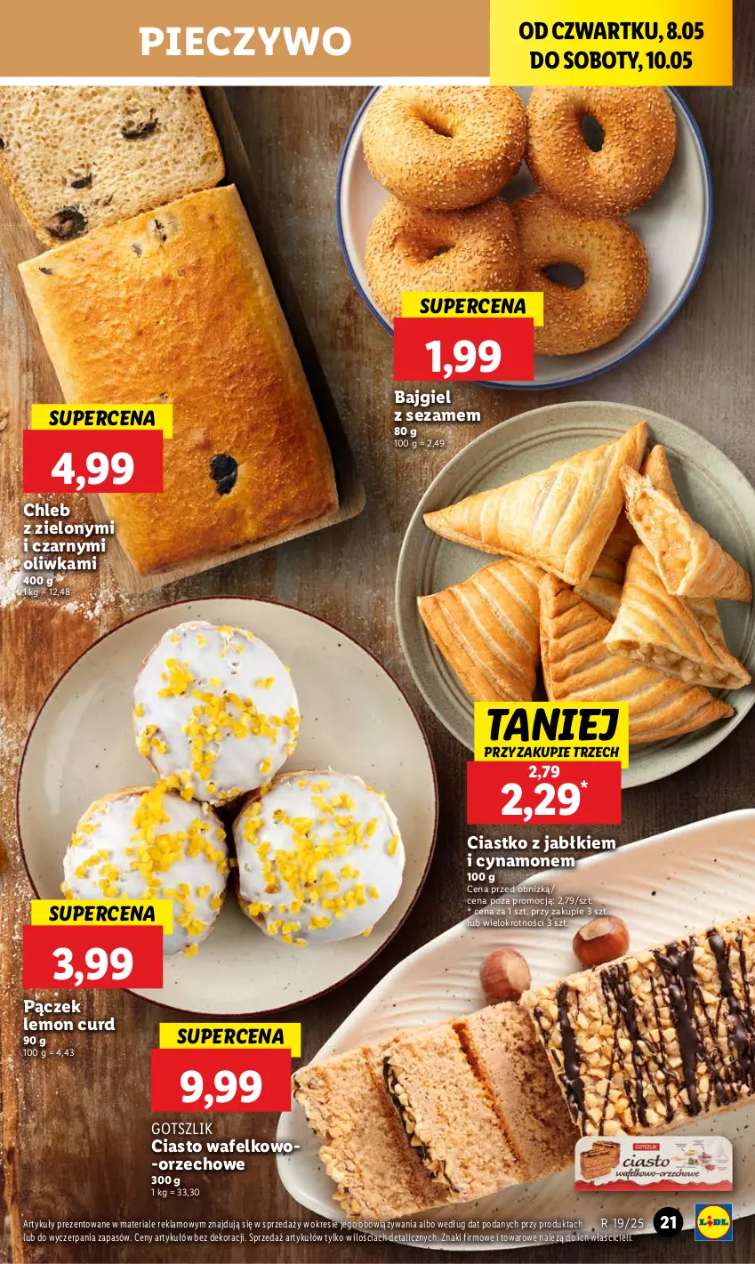 Gazetka promocyjna Lidl - GAZETKA - ważna 08.05 do 10.05.2025 - strona 23 - produkty: Chleb, Pączek, Piec, Pieczywo, Sezam