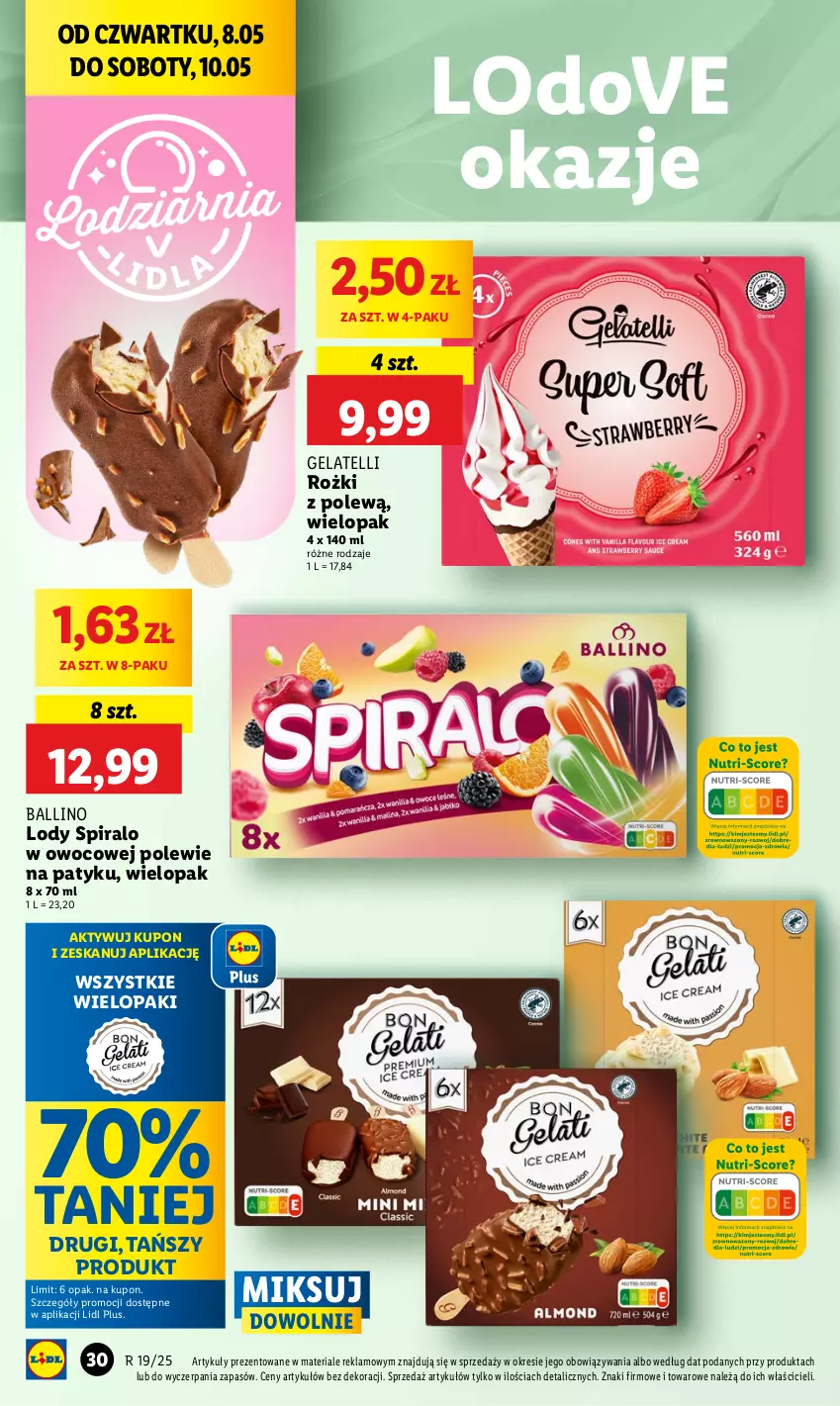 Gazetka promocyjna Lidl - GAZETKA - ważna 08.05 do 10.05.2025 - strona 32 - produkty: Dove, Lody