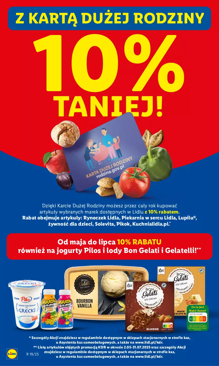 Gazetka promocyjna Lidl - GAZETKA - ważna 08.05 do 10.05.2025 - strona 36 - produkty: Dzieci, Jogurt, Kuchnia, Lody, PIKOK, Pilos, Ser, Wazon