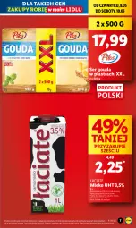 Gazetka promocyjna Lidl - GAZETKA - Gazetka - ważna od 10.05 do 10.05.2025 - strona 7 - produkty: Ser, Gouda, Mleko