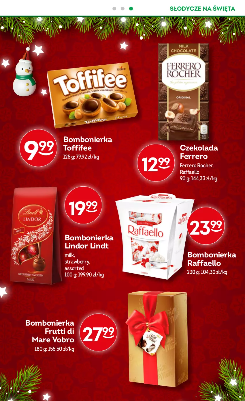 Gazetka promocyjna Żabka - ważna 06.12 do 19.12.2023 - strona 10 - produkty: Burger, Czekolada, Fa, Ferrero, Ferrero Rocher, Herbata, Kawa, Lindor, Lindt, Raffaello, Toffifee