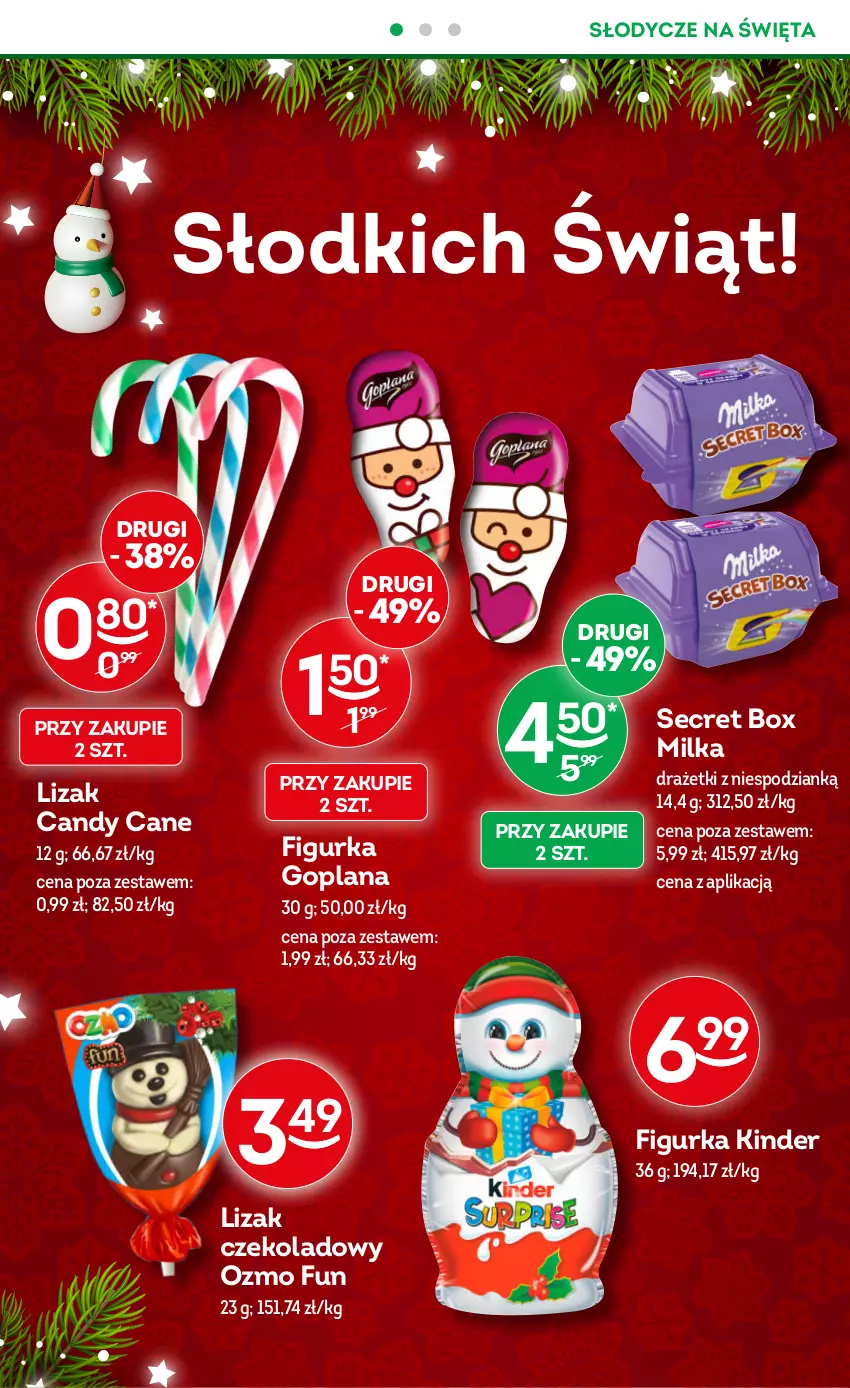 Gazetka promocyjna Żabka - ważna 06.12 do 19.12.2023 - strona 8 - produkty: Burger, Candy, Goplana, Herbata, Kawa, Kinder, LANA, Milka