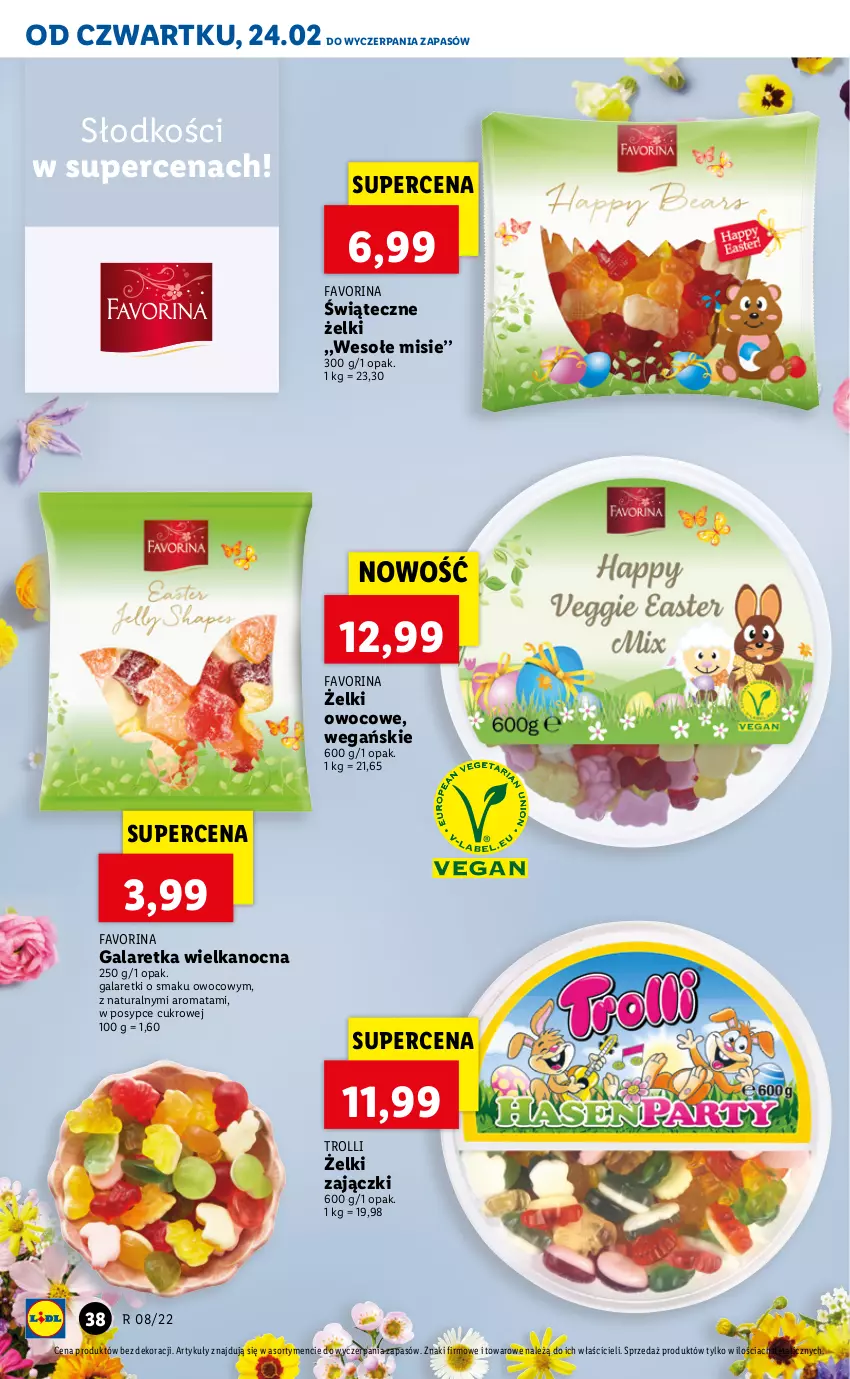 Gazetka promocyjna Lidl - GAZETKA - ważna 24.02 do 26.02.2022 - strona 38 - produkty: Fa, Gala, Galaretka, Galaretki