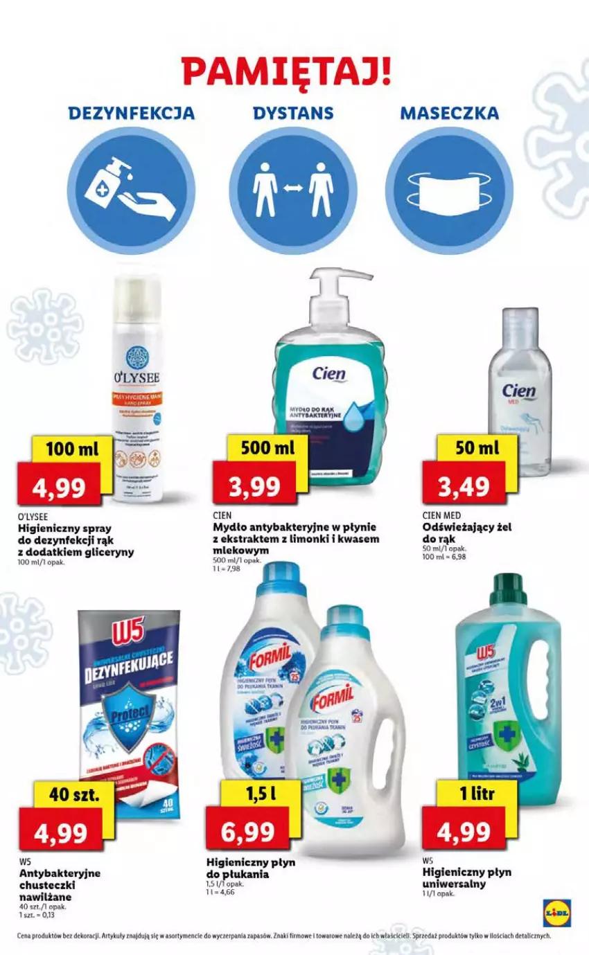 Gazetka promocyjna Lidl - GAZETKA - ważna 24.02 do 26.02.2022 - strona 61 - produkty: Chusteczki, Dezynfekcja, Mięta, Mydło