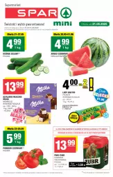 Gazetka promocyjna Spar - Spar-Mini - Gazetka - ważna od 28.05 do 28.05.2025 - strona 1 - produkty: Piwo, Kaktus, Ogórek, Lody, Mleczko, Milka